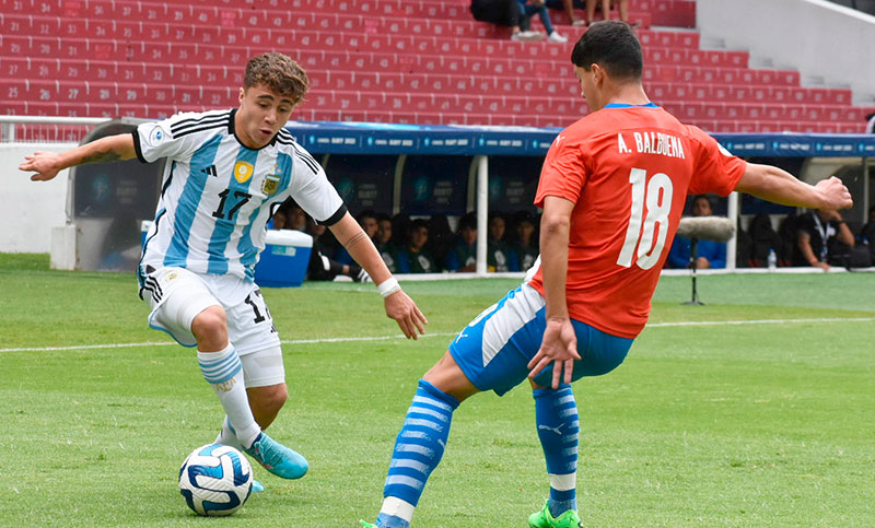 Sub17: Argentina empató 0 a 0 con Paraguay y se clasificó al Mundial