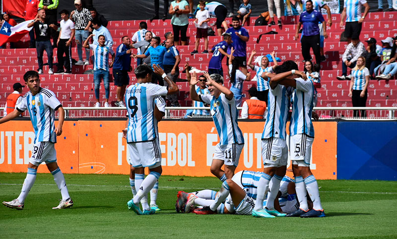 Sudamericano Sub-17: Argentina venció a Chile en el comienzo del hexagonal final