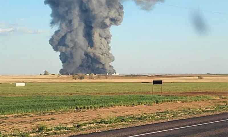 Explosión e incendio en una granja de Texas mata a 18 mil vacas lecheras