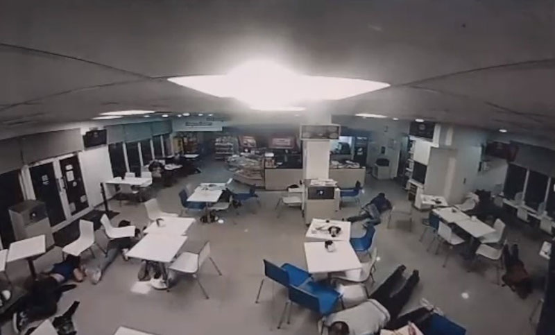 Pánico en la estación de servicio: el video del ataque en el que hirieron a una mujer y una nena