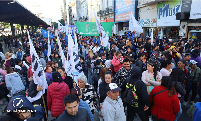 La marcha nacional de la Unidad Piquetera y la Utep se vivió en Rosario