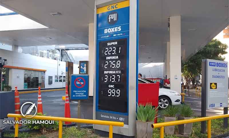 A nivel nacional: YPF aumentó un 4% el precio de naftas y gasoil