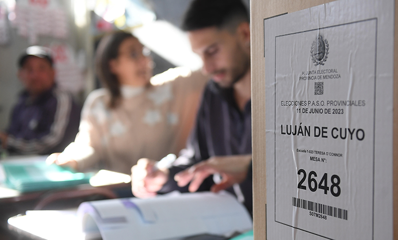 Las elecciones PASO en Mendoza cerraron con un 70% de participación
