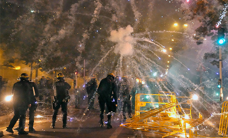 Varias ciudades de Francia vivieron una segunda noche de disturbios pese al despliegue de policías