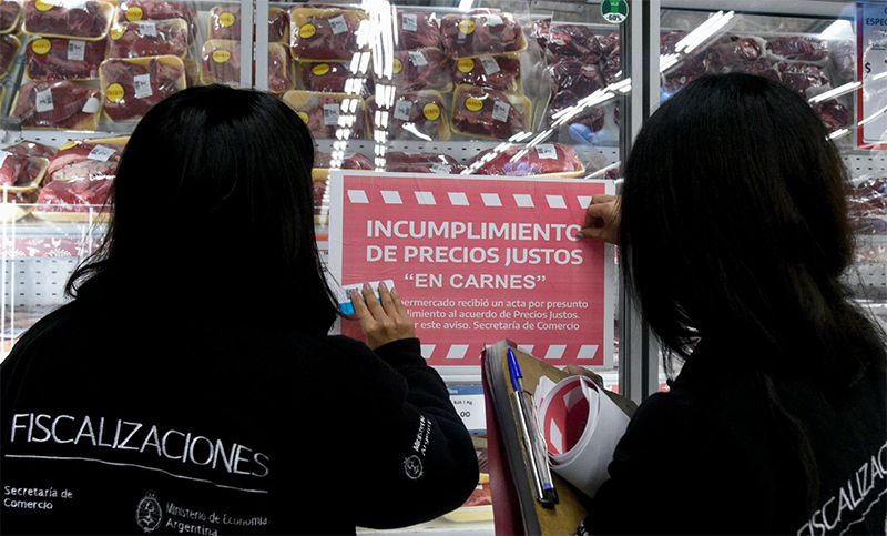 La mitad de los supermercados relevados en Buenos Aires incumplieron el programa Precios Justos Carne