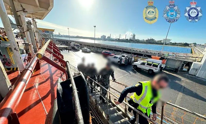 Incautan en Australia 900 kilos de cocaína en un barco que partió desde San Lorenzo