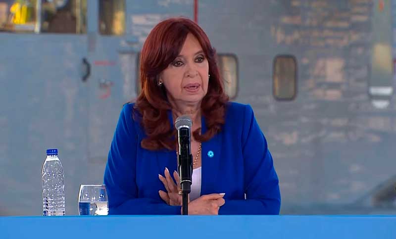 Cristina Fernández, sobre la precandidatura de Massa: «Era necesario construir una lista de unidad»