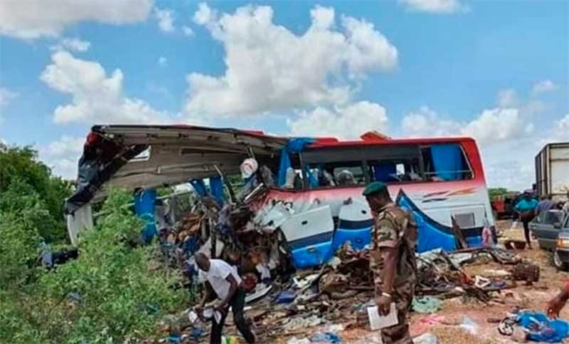 Triple choque: al menos 15 muertos y 32 heridos en Fana