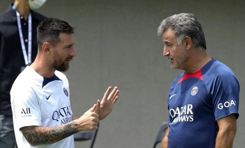 Christophe Galtier confirmó que Messi se va del PSG