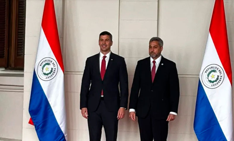 Abdo Benítez y Peña se reunieron para iniciar formalmente la transición en Paraguay