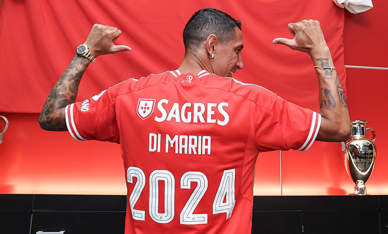 Di María regresó al Benfica y afirmó que «volvió a su casa»
