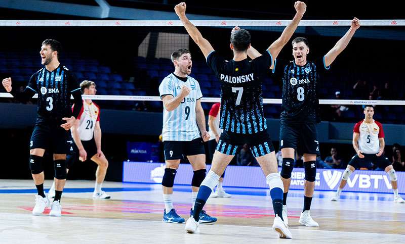 Argentina se metió en la Final 8 de la Liga de las Naciones de vóleibol