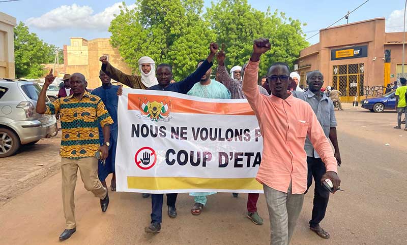La Unión Africana le dio un ultimátum de 15 días a los militares de Niger para reestablecer el orden constitucional