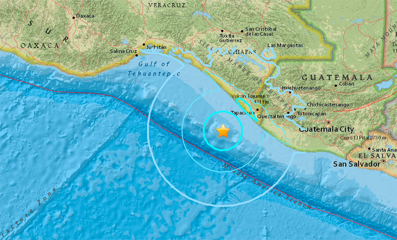 Un sismo de magnitud 6,5 sacudió el sur de México