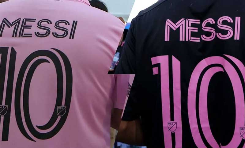 Advierten sobre «aluvión» de intentos de contrabando de camisetas de Messi del Inter de Miami