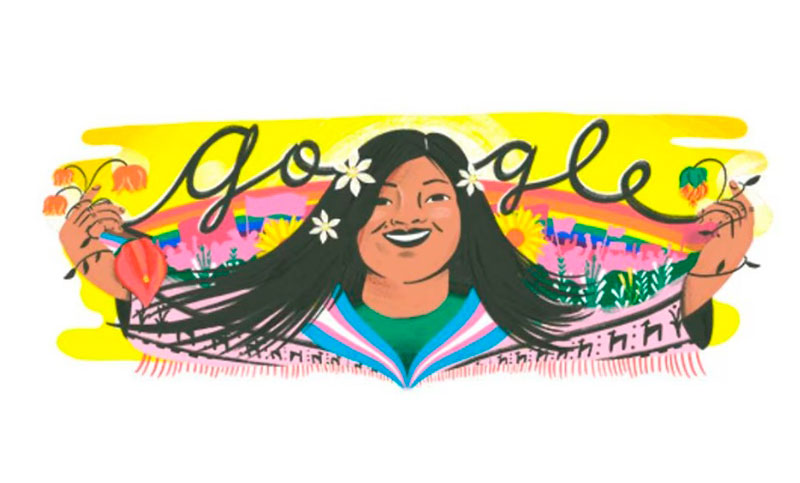 Google homenajea a la activista argentina Diana Sacayán con un Doodle animado