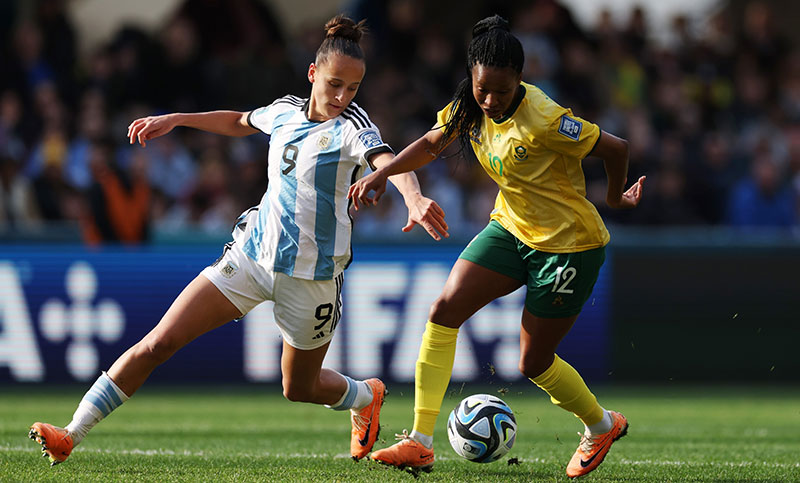 Argentina empató con Sudáfrica en el Mundial de fútbol femenino
