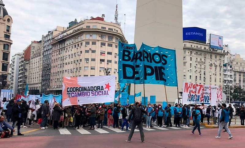 Organizaciones sociales marchan desde el Obelisco a la Legislatura porteña «contra el ajuste de Larreta»