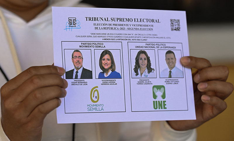 Cerraron las elecciones en Guatemala y Arévalo se posiciona como favorito