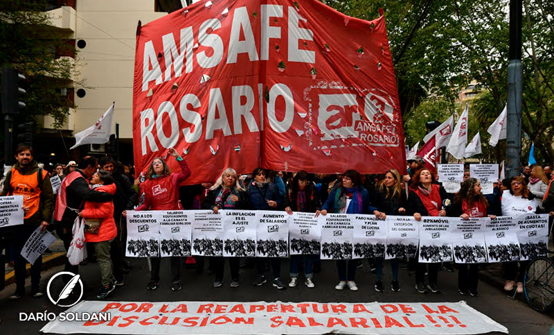 Amsafe Rosario se movilizará este jueves por la reapertura de las paritarias