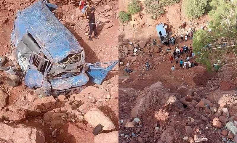 Al menos 24 muertos por el vuelco de un minibús en Marruecos