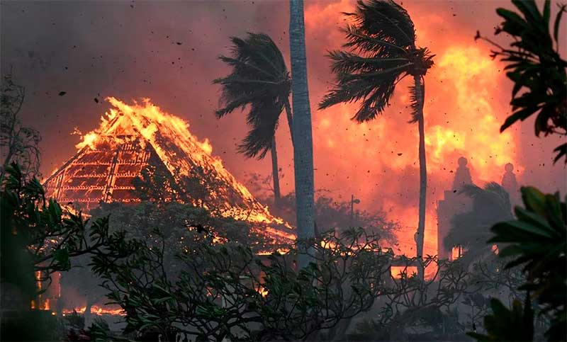 Incendios forestales en Hawái dejaron al menos 55 muertos: la ciudad de Lahaina quedó destruida