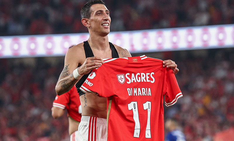 Di María anotó y Benfica sigue puntero en la Liga de Portugal