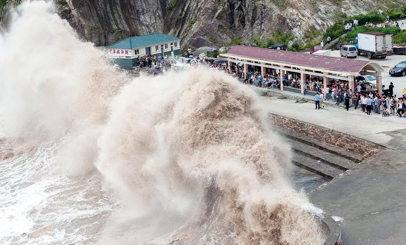 Provincias costeras de China activan respuesta de emergencia ante la proximidad del tifón Haikui
