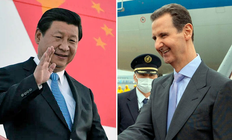 Los presidentes de China y de Siria anuncian el establecimiento de la asociación estratégica de sus países