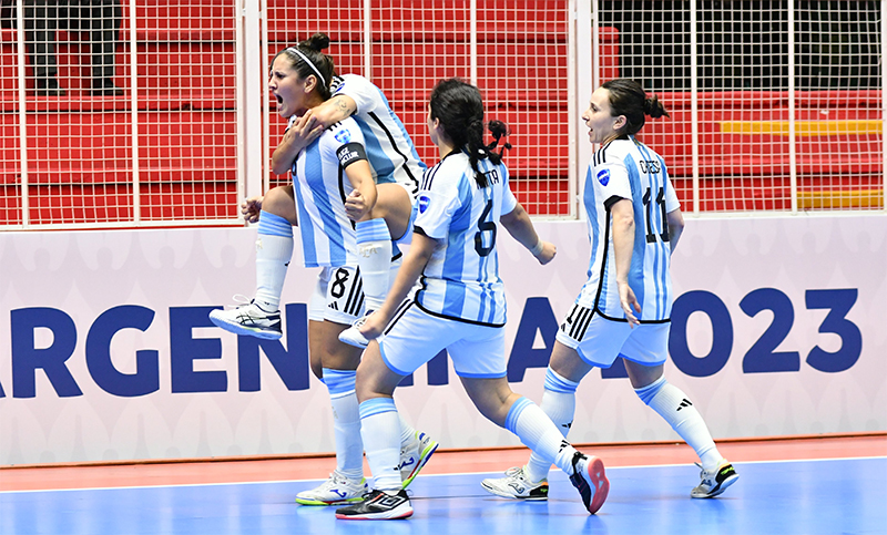 Argentina venció a Chile y es líder en la Copa América Femenina de Futsal