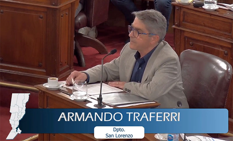 Traferri pidió su desafuero en el Senado: «Pondré en evidencia a aquellos que armaron carpetazos»