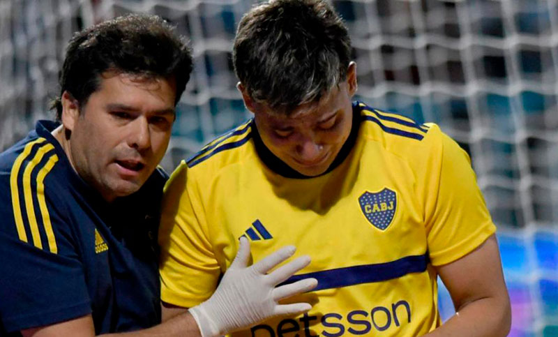 Boca: Changuito Zeballos sufrió una grave lesión