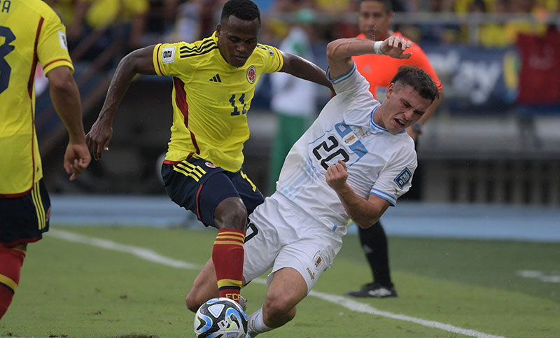 Uruguay rescató un punto ante Colombia