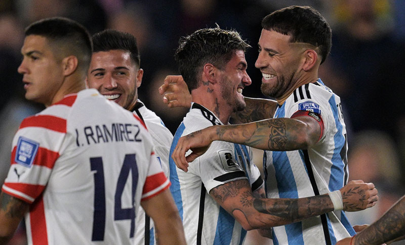 Argentina derrotó a Paraguay y sigue con puntaje ideal en las Eliminatorias