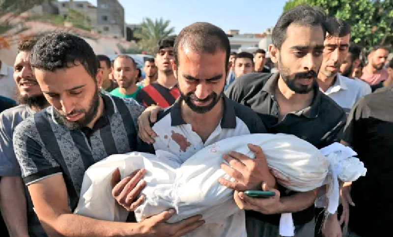 Son más de 3.700 los palestinos muertos en Gaza por bombardeos israelíes