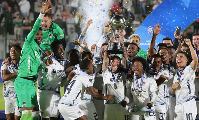 Liga de Quito venció por penales a Fortaleza y es el nuevo campeón de la Copa Sudamericana