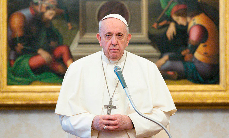 Francisco pidió por la paz en Medio Oriente y la reconciliación de los «cegados por el poder y el odio»