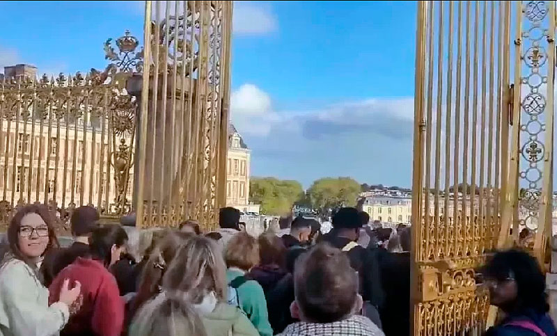 Evacuan el Palacio de Versalles en Francia por una amenaza de bomba