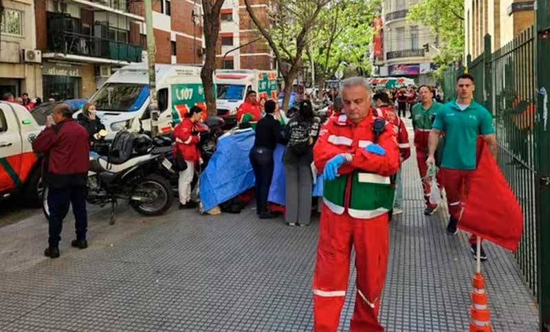 Fuga de gas en la facultad de Odontología de Buenos Aires: 5.000 evacuados y 18 personas asistidas médicamente