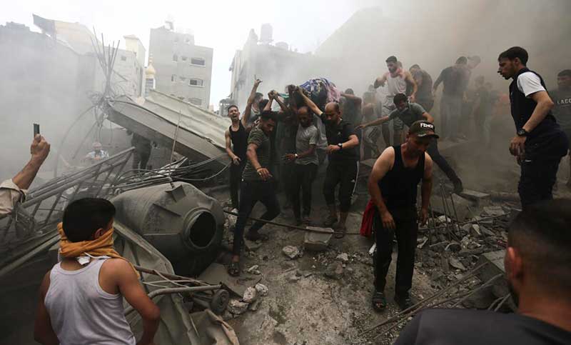 Israel continúa con su represalia contra Gaza, y crece el número de muertos civiles