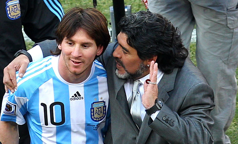 Messi: «Todos queríamos ser como Maradona pero ninguno llegó a ser como él»