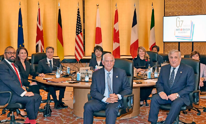 El G7 pide «pausas» en los ataques de Israel en Gaza y reafirma su apoyo a Ucrania