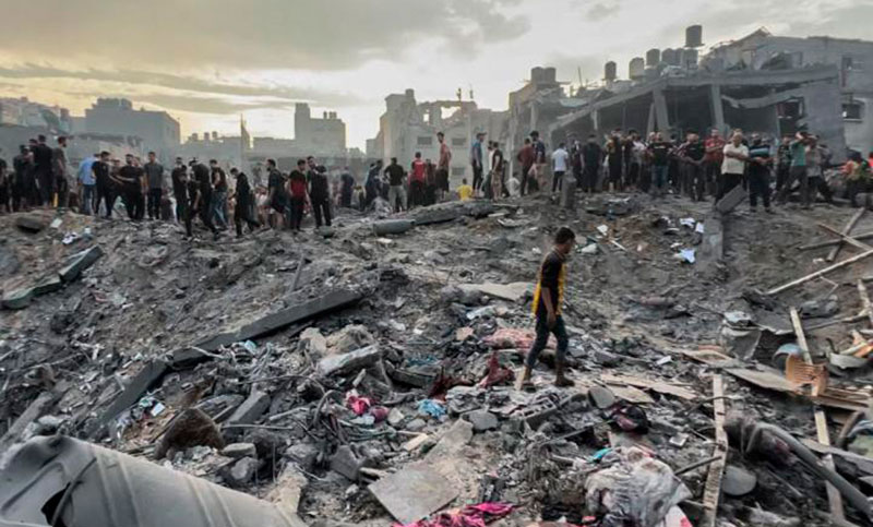 Argentina condenó el ataque de Israel al campo de refugiados palestinos en Gaza