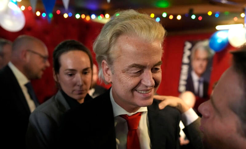 La extrema derecha de Wilders ganó las elecciones en Países Bajos pero le será difícil formar Gobierno