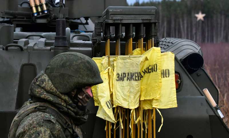 Rusia tiene «pruebas indiscutibles» de que Estados Unidos participa en el suministro de sustancias tóxicas a Ucrania