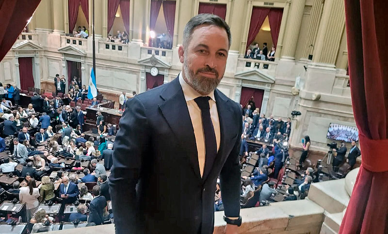 El Gobierno español rechazó el discurso «de odio» del líder de VOX, Santiago Abascal