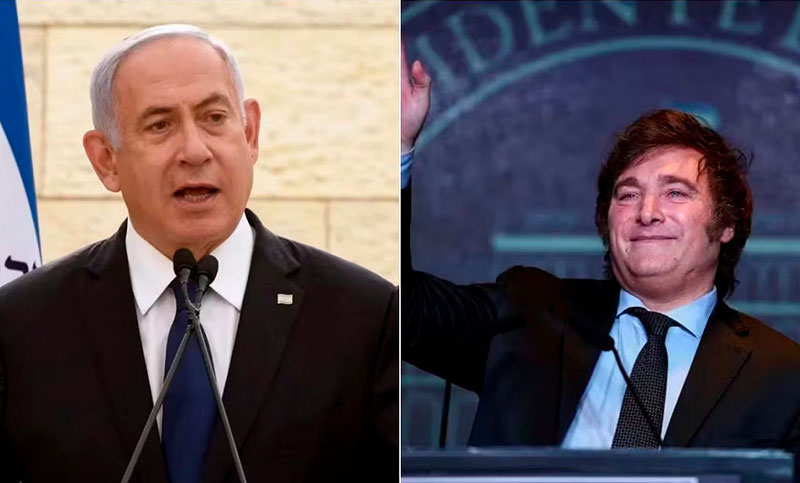 Netanyahu consideró a Milei como «un verdadero amigo del pueblo judío» y lo invitó a visitar Israel