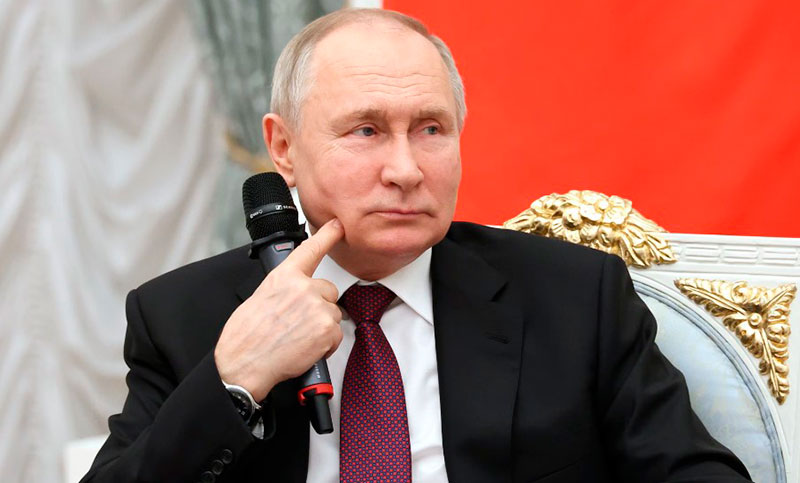 Putin manifestó que la economía de Rusia “no se va a derrumbar” debido las sanciones por la invasión de Ucrania