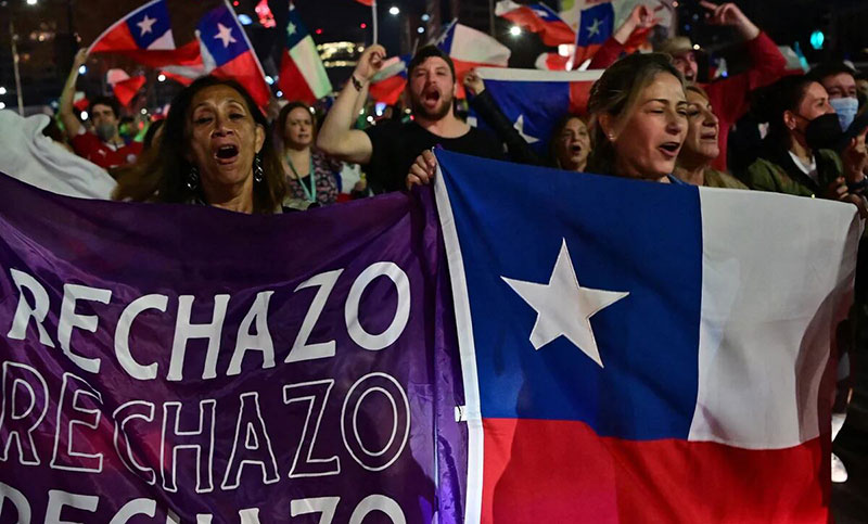 En un nuevo plebiscito, volvió a ganar el rechazo a la reforma constitucional en Chile