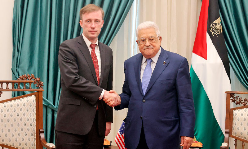 Abbas le pide a Estados Unidos que obligue a Israel a pactar un alto el fuego inmediato